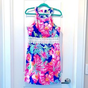 Tropical, floral print dress by Lilly Pulitzer